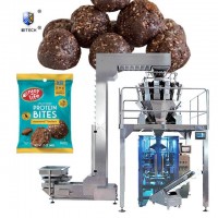 Automatic 10 Head Electronic Weighing Protein Ball Food Granule Packing Machine